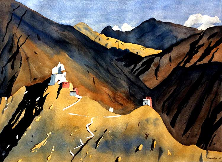 Ladakh Watercolor 1