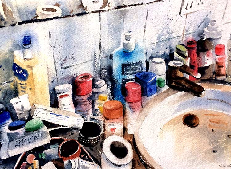 STILL LIFE 1 Watercolor 