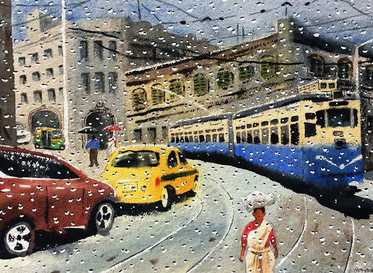 KOLKATA, Watercolor