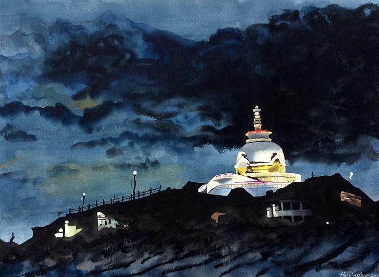 Leh, Watercolor