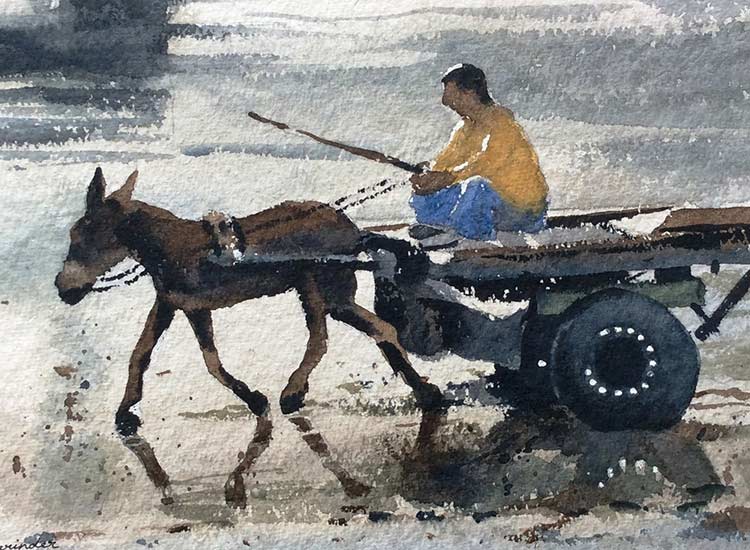 MONSOON, Watercolor
